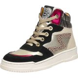 KEQ Veterschoen hoog Veterschoen hoog - goudkleur