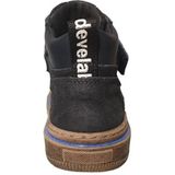 Develab - Halfhoge Schoen - Navy Blauw - Leder - Klittenband