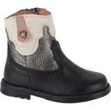 Develab - 42938-929 - Enkellaarzen - Zwart - Leer - Rubber Zool