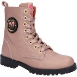 Develab - Bikerboot - Old Pink - Nappa Leer - Vetersluiting en Ritssluiting