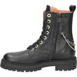 Develab - 42966 - Sneakers - Zwart - Glad Leer - Rubber Zool