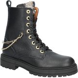 Develab - 42966 - Sneakers - Zwart - Glad Leer - Rubber Zool