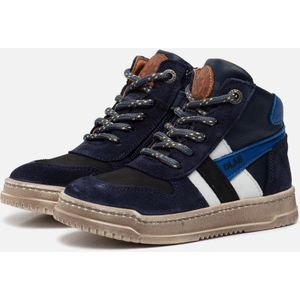 Develab Mid Cut Sneakers blauw Leer - Heren