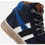 Develab Mid Cut Sneakers blauw Leer - Heren