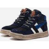 Develab Mid Cut Sneakers blauw Leer - Heren