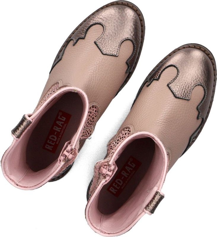 Red-Rag 12496 Laarzen - Leer - Meisjes - Roze