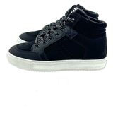 Develab - 45205 - Sneakers - Zwart - Nubuck - Suède Kraag