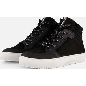 Develab - 45205 - Sneakers - Zwart - Nubuck - Suède Kraag