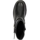 Red-Rag 71410 Boots Dames - Zwart - Leer - Twee Zilveren Gespen