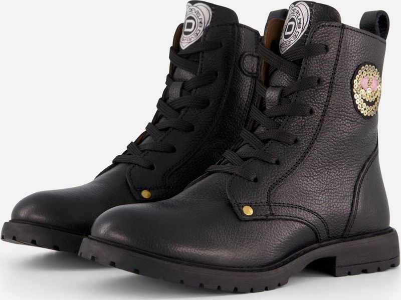 Develab Veterschoen hoog Veterschoen hoog - zwart