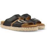 Red Rag - Slippers - Zwart - Suède