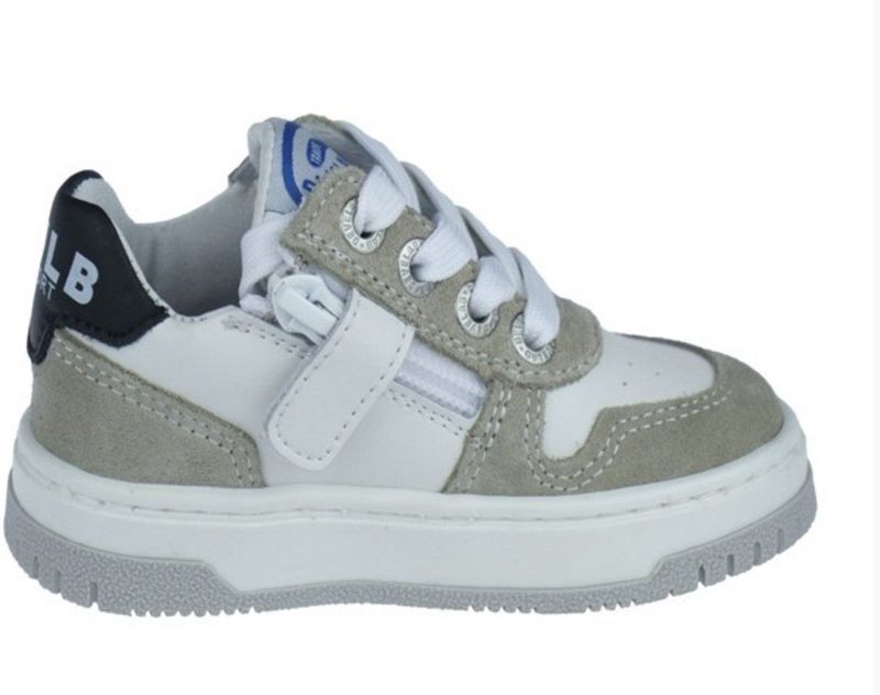 Develab Sneaker - Wit - Beige - Zwart - Jongens