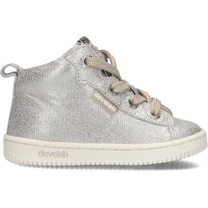 Develab 44400 Sneakers - Leren - Meisjes - Zilver
