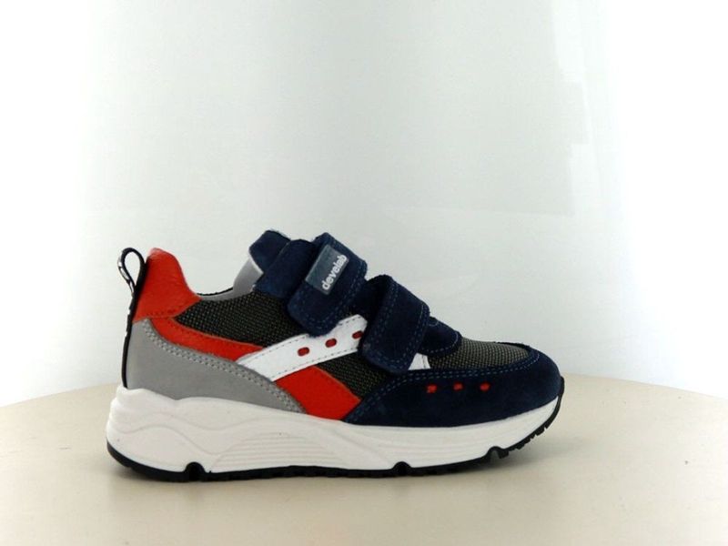 Develab - 45281 - Sneakers - Blauw Combinatie - Leer