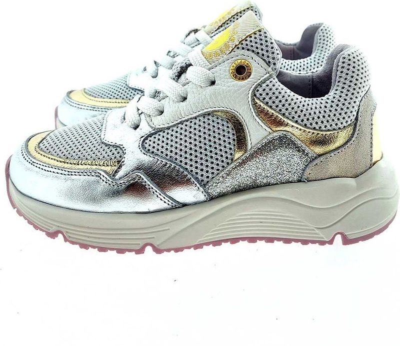 Develab Veterschoenen Meisjes - Rood Leer