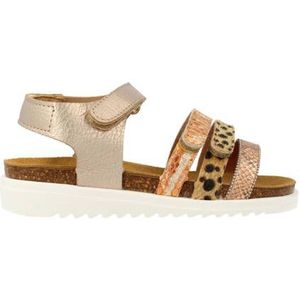 Develab - Sandalen - Goud/Panter - Leer