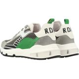 Red-Rag 13905 Sneakers - Grijs/Groen - Veter/Rits Sluiting