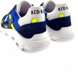 Red Rag - 13909 - Jongens Sneakers - Blauw - Leer/Stof - Rubber Zool