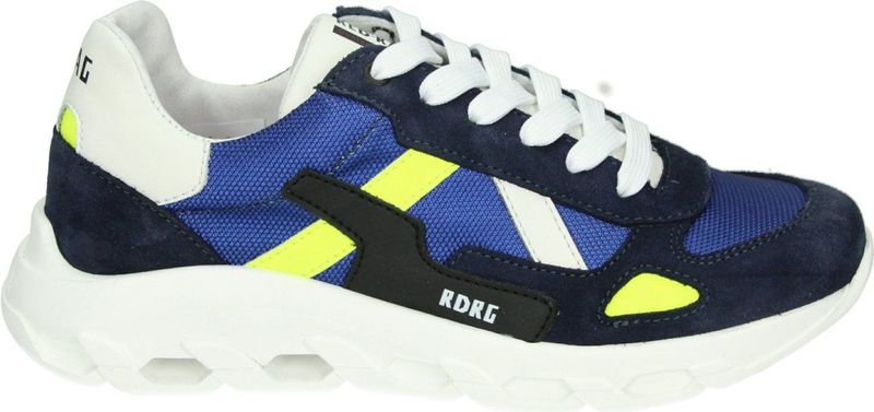 Red Rag - 13909 - Jongens Sneakers - Blauw - Leer/Stof - Rubber Zool