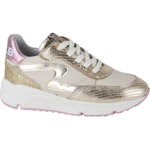 Develab 41044 Sneakers Meisjes - Leren Sneaker - Goud - Maat 28
