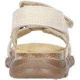 Develab - Leren Sandalen - Ecru - Klittenbandsluiting