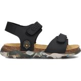 Develab - Sandaal - Zwart - Camouflage Print - Verstelbare Klittenbandsluitingen