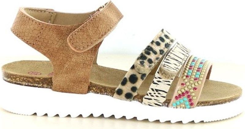 Develab 48506 - Sandaal - Cognac Fantasy - Leer