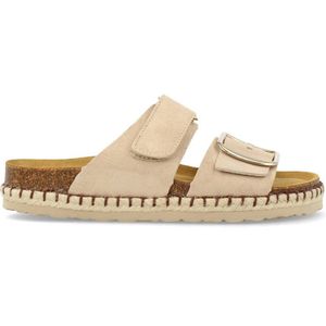 Red Rag - Gezondheidsslippers - Beige - Suède