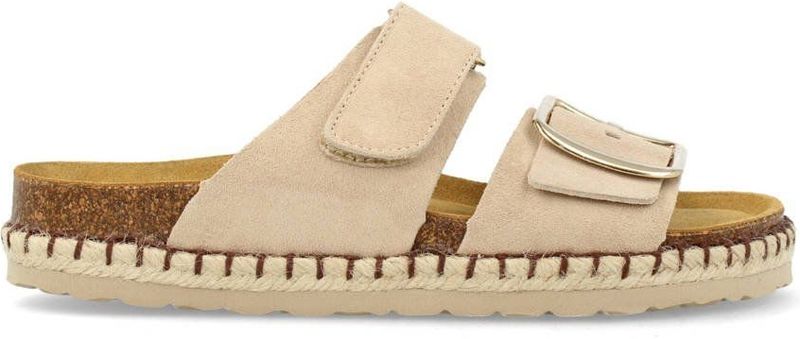 Red Rag - Gezondheidsslippers - Beige - Suède