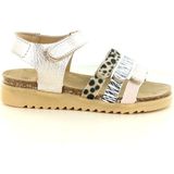 Develab - Sandalen - Zilver/Beige - Leer