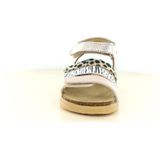 Develab - Sandalen - Zilver/Beige - Leer