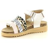 Develab - Sandalen - Zilver/Beige - Leer