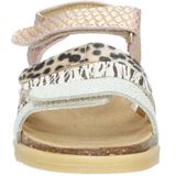 Develab - Sandalen - Roze/Groen/Bruin - Leer