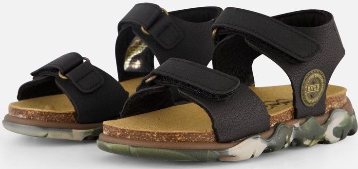 Develab - Sandalen - Zwart - Imitatieleer