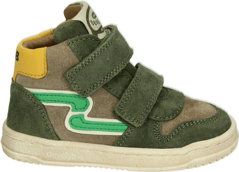 Develab - Sneakers - Meerkleurig - Suède - Klittenbandsluiting - Comfortabele Leren Voering