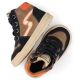 Develab - Sneaker - Meerkleurig - Leren Buiten- en Voering - Ritssluiting met Veters