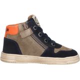 Develab - Sneaker - Meerkleurig - Leren Buiten- en Voering - Ritssluiting met Veters