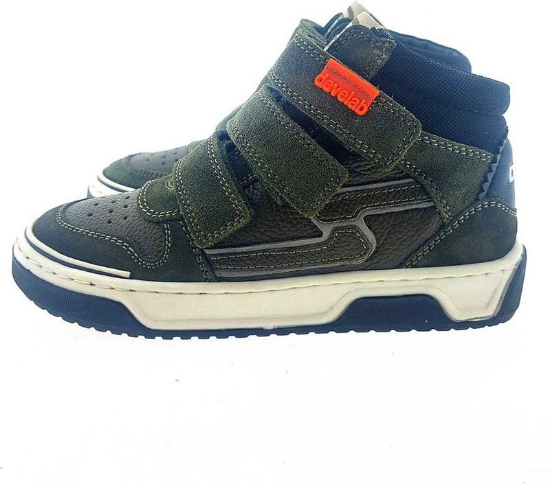 Develab - Sneaker - Suède - Klittenbandsluiting - Voor Actieve Kinderen