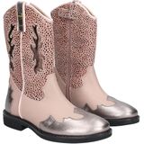 Develab - 44418 - Cowboylaars - Roze - Leer en Sued met Metallic Touch