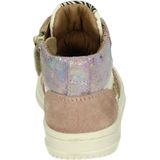 Develab leren sneakers roze/ecru