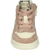 Develab leren sneakers roze/ecru