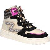 Develab - 41926 - Meisjessneaker - Luxe Mix van Leer en Suède - Halfhoog