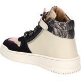 Develab - 41926 - Meisjessneaker - Luxe Mix van Leer en Suède - Halfhoog