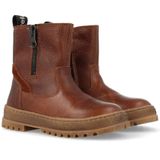 Develab - Enkelboot - Leer - Stevige Profielzool - Voor Kinderen