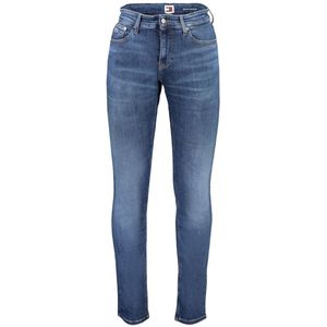 Tommy Hilfiger - Scanton Slim Jeans - Gewassen Effect - 5 Zakken - Knoop- en Ritssluiting - Borduursel