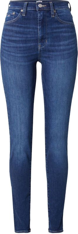 Tommy Jeans - Sylvia Hgh Skn - Jeans - Dark Denim - 50% Regeneratief Katoen, 30% Gerecycled Katoen