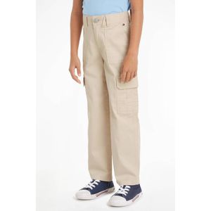 Tommy Hilfiger - Cargobroek - Beige - Relaxed Fit - Rits en Knoop