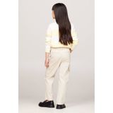 Tommy Hilfiger - Broek - Beige - Ribstof - Classic+