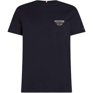 Tommy Hilfiger T-shirt korte mouw Blauw Hilfiger Global Stripe Tee MW0MW36208/DW5