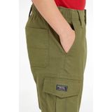 Tommy Hilfiger - Cargobroek - Khaki - 98% Katoen - Mouwloos